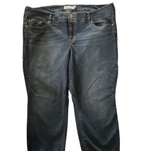 Torrid Women's Denim Jeans 26 Stretch 3 Button Mid Rise